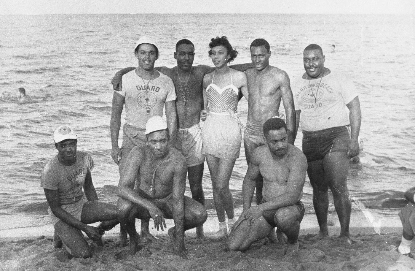 Lifeguards at Carr's beach